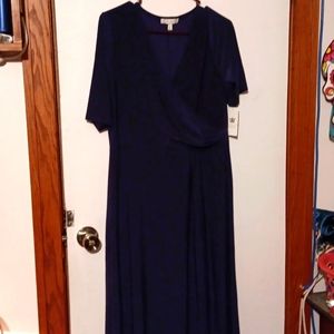Woman’s L Navy Blue Chaus New York Dress NWT